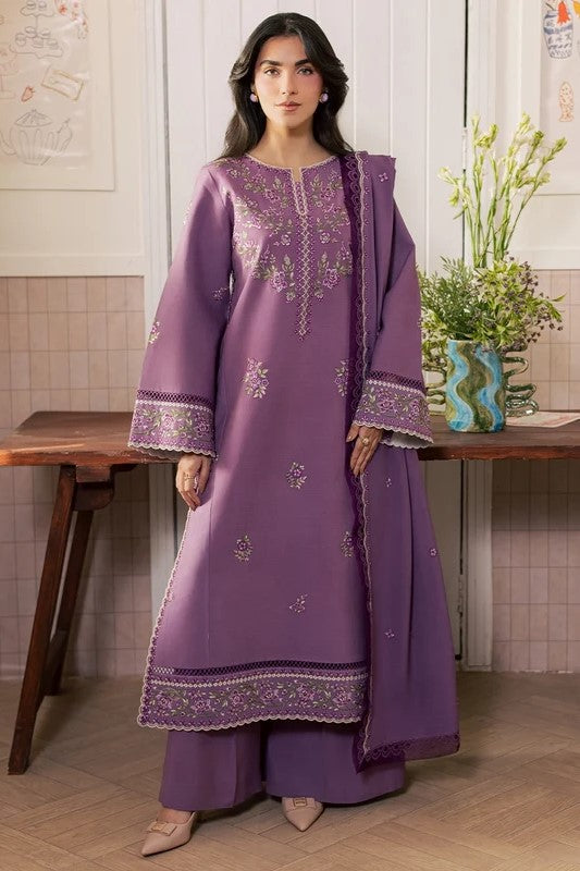 Mahnur Fiona Unstitched Embroidered Luxury 3pc