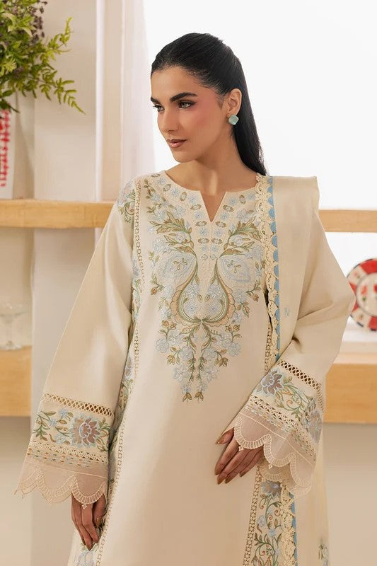 Mahnur Fiona Unstitched Embroidered Luxury 3pc
