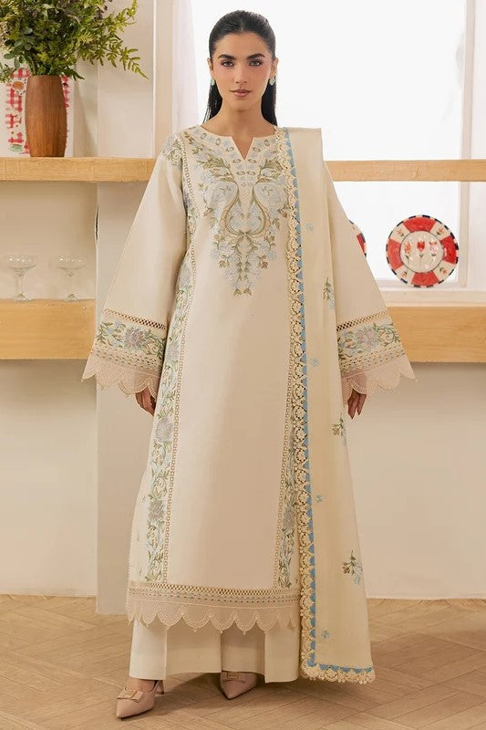Mahnur Fiona Unstitched Embroidered Luxury 3pc