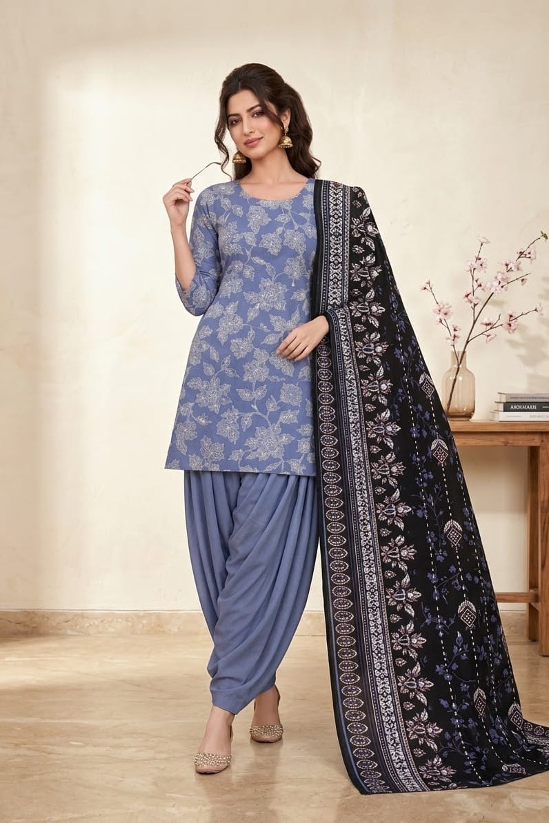 Zainab Chottani Unstitched Printed Khaddar 3pc