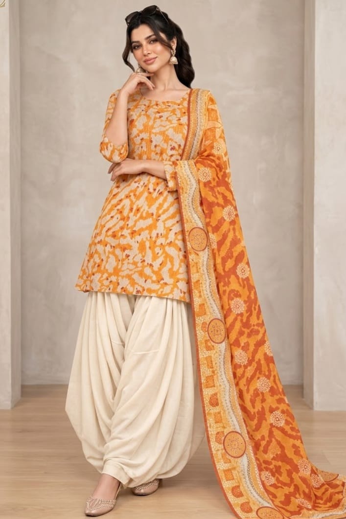 Zainab Chottani Unstitched Printed Khaddar 3pc