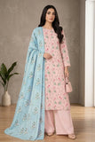 Bareeze Printed Khaddar Unstitched 3pc