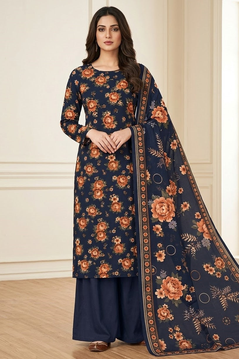 Bareeze Printed Khaddar Unstitched 3pc