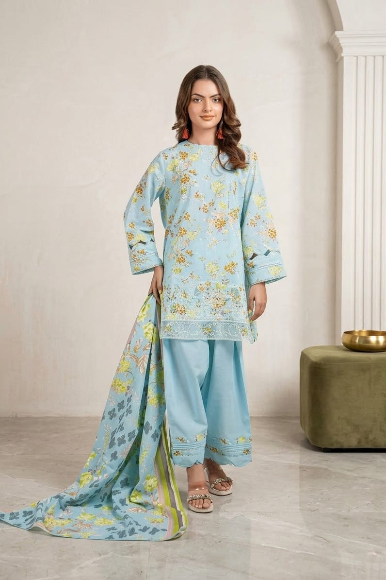 Bareeze Embroidered Khaddar Unstitched 3pc