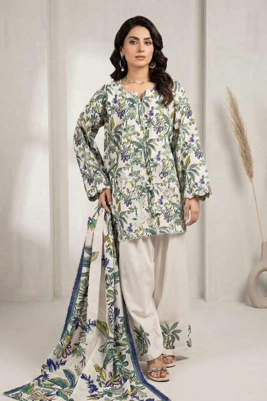 Bareeze Embroidered Khaddar Unstitched 3pc