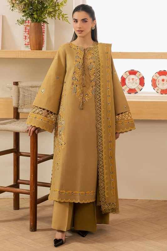 Mahnur Fiona Unstitched Embroidered Luxury 3pc