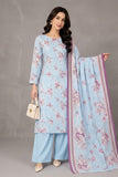 Bareeze Printed Khaddar Unstitched 3pc