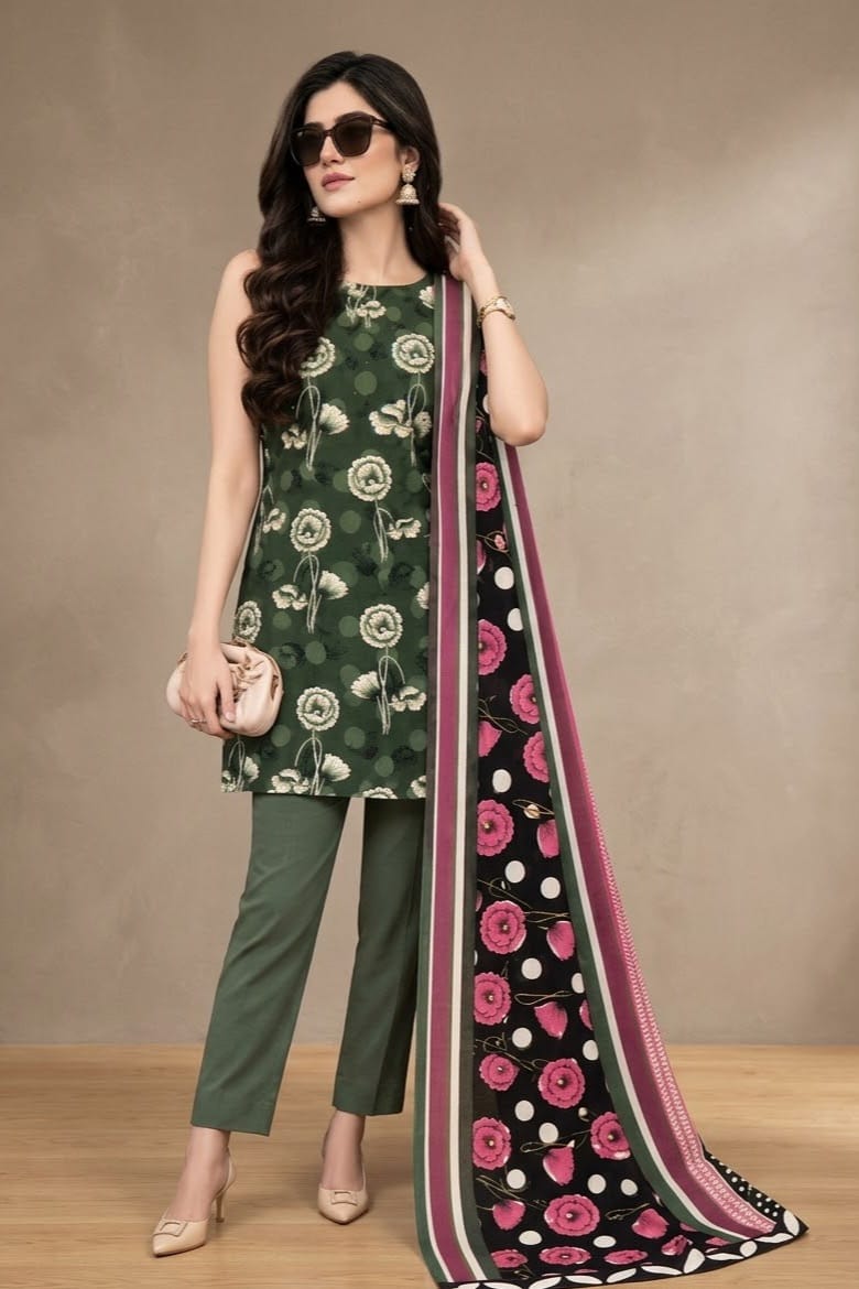 Zainab Chottani Janiyaan Unstitched Printed Khaddar 3pc