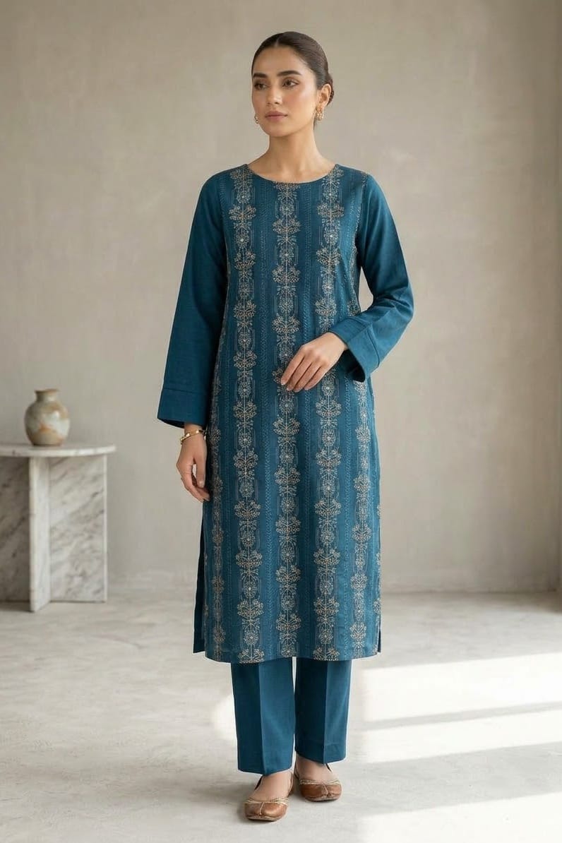Bareeze Embroidered Karandi Unstitched ST 2pc