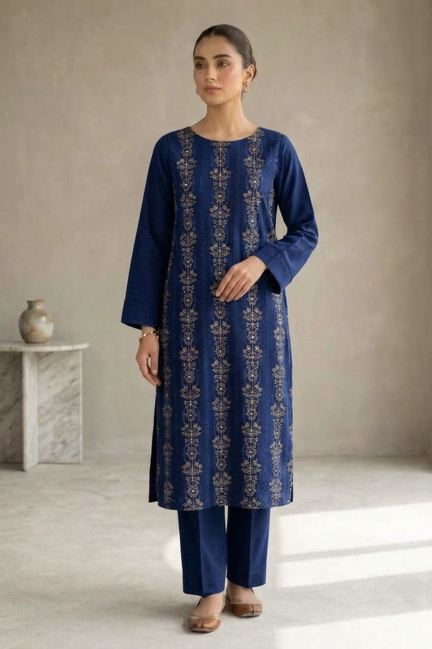 Bareeze Embroidered Karandi Unstitched ST 2pc