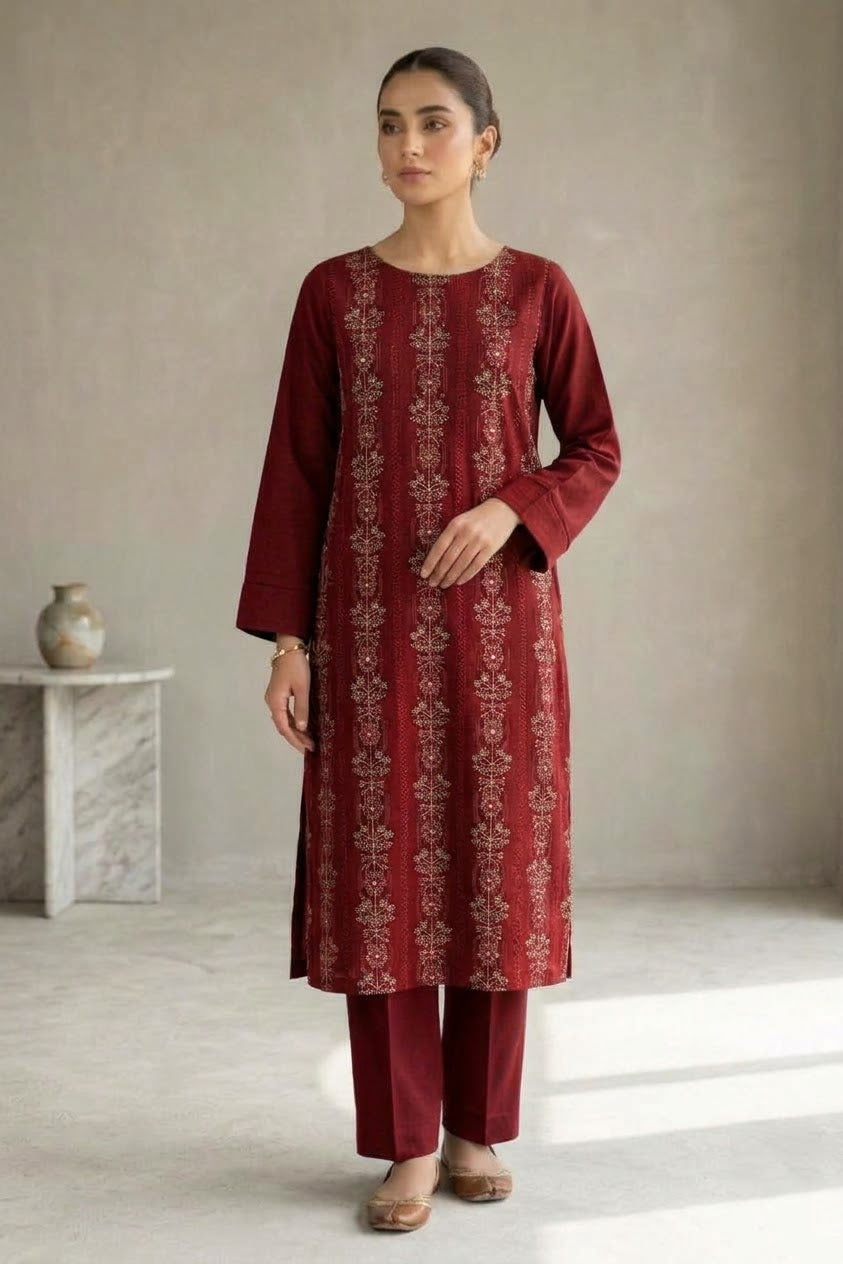 Bareeze Embroidered Karandi Unstitched ST 2pc