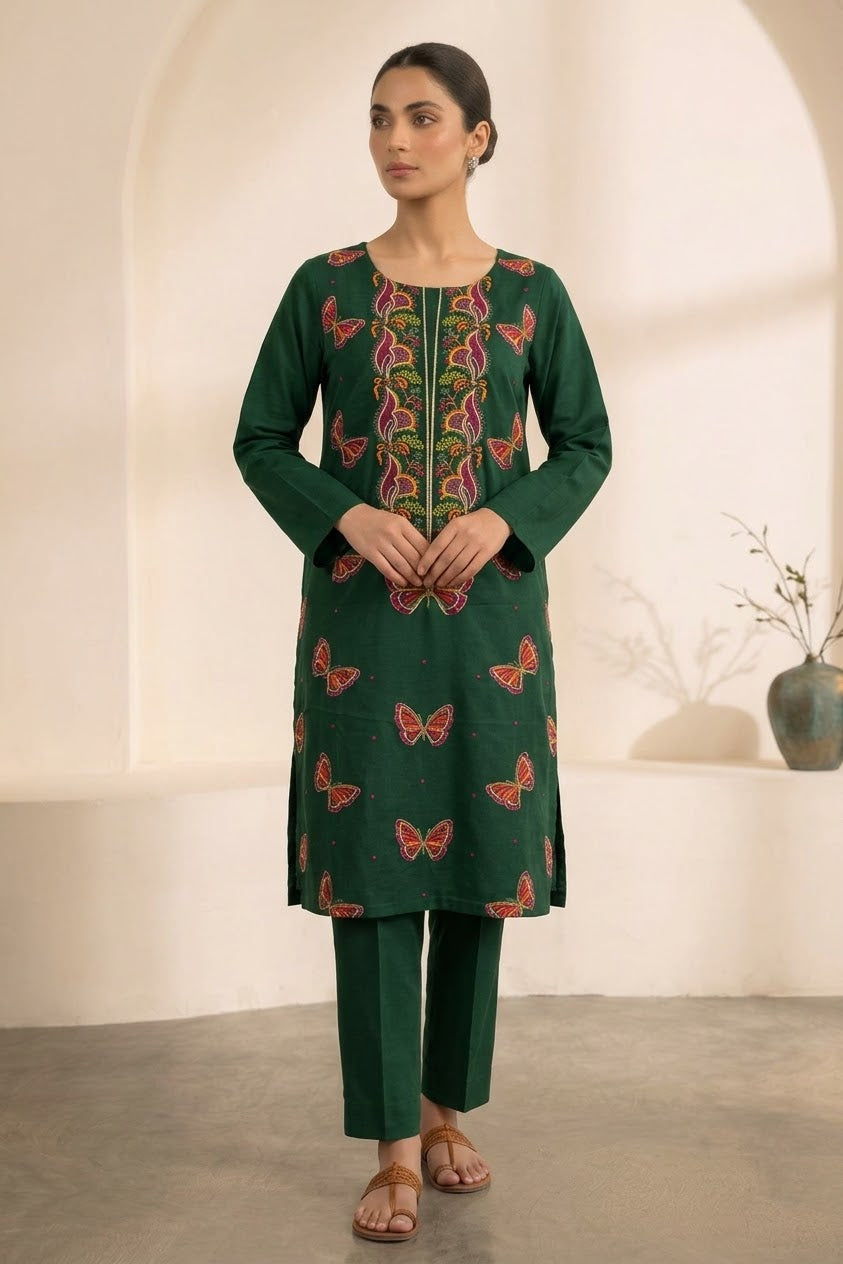 Bareeze Embroidered Karandi Unstitched ST 2pc