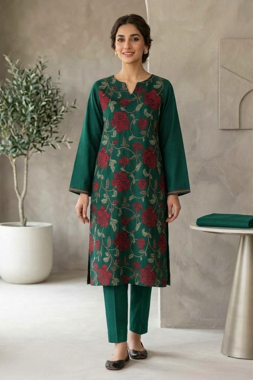 Bareeze Embroidered Karandi Unstitched ST 2pc