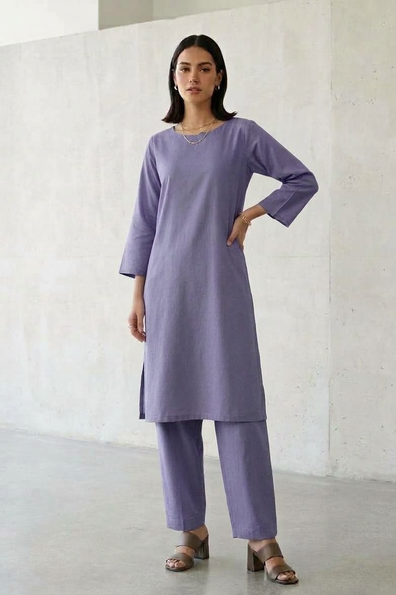 Sapphire Unstitched Plaino Slub Linen ST 2pc