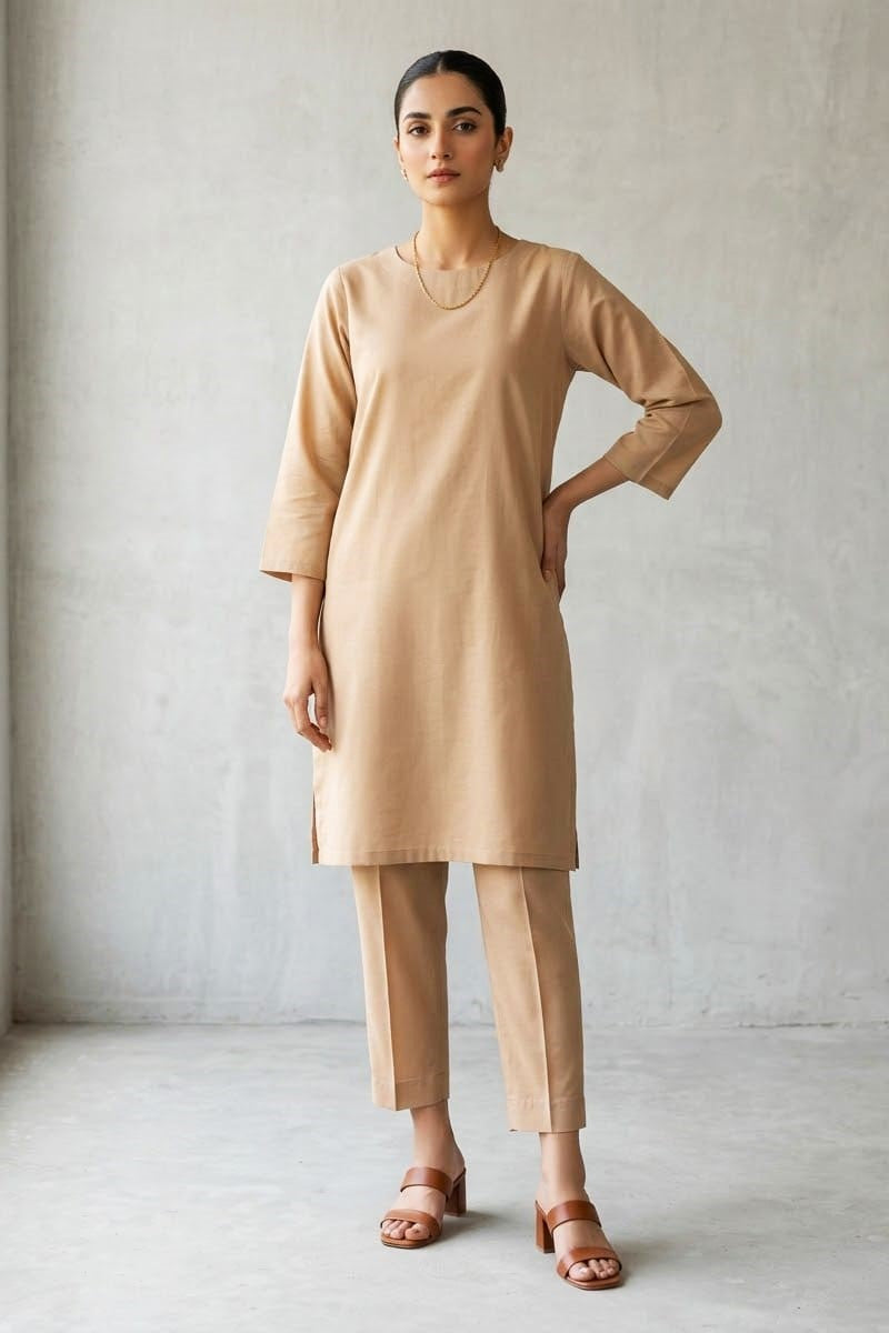 Sapphire Unstitched Plaino Khaddar ST 2pc