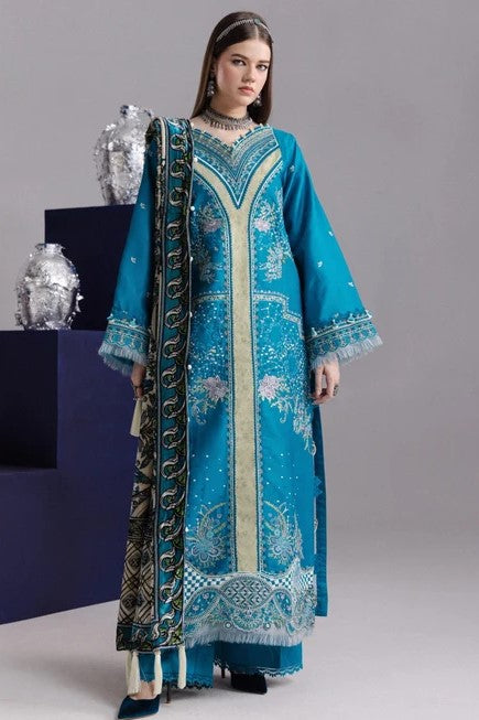 Parishay Panache Unstitched Luxury Kotrai 3pc