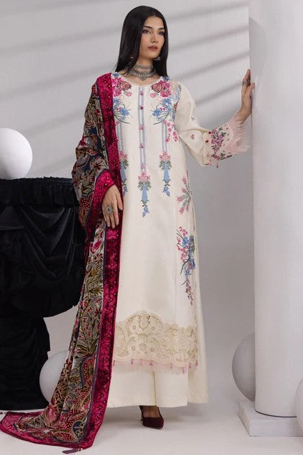 Parishay Panache Unstitched Luxury Kotrai 3pc