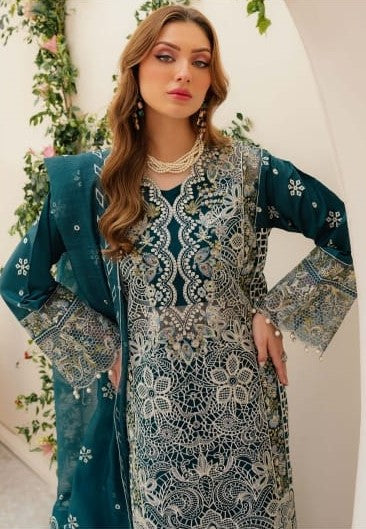 Mahnur Allenura Luxury Lawn Collection 3pc - Branded Cut Pieces