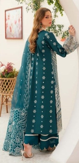 Mahnur Allenura Luxury Lawn Collection 3pc - Branded Cut Pieces