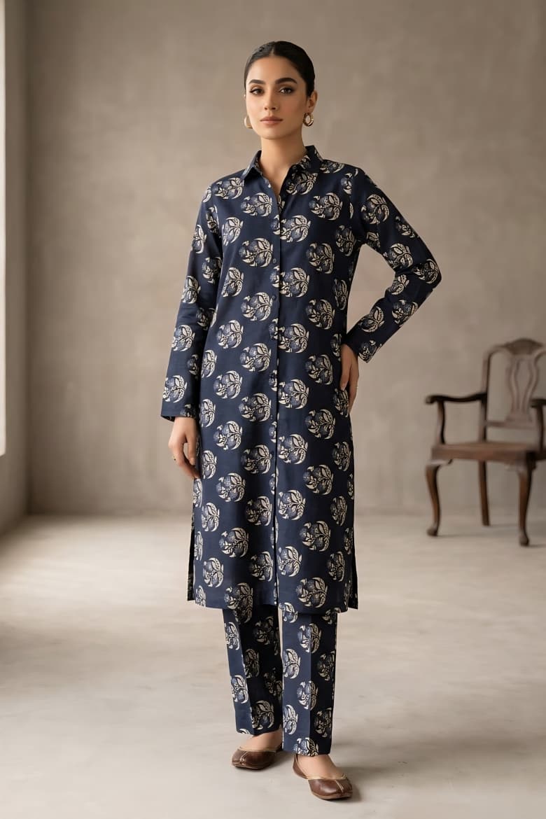 Mix Brand Unstitched Printed Khaddar Allover ST 2pc