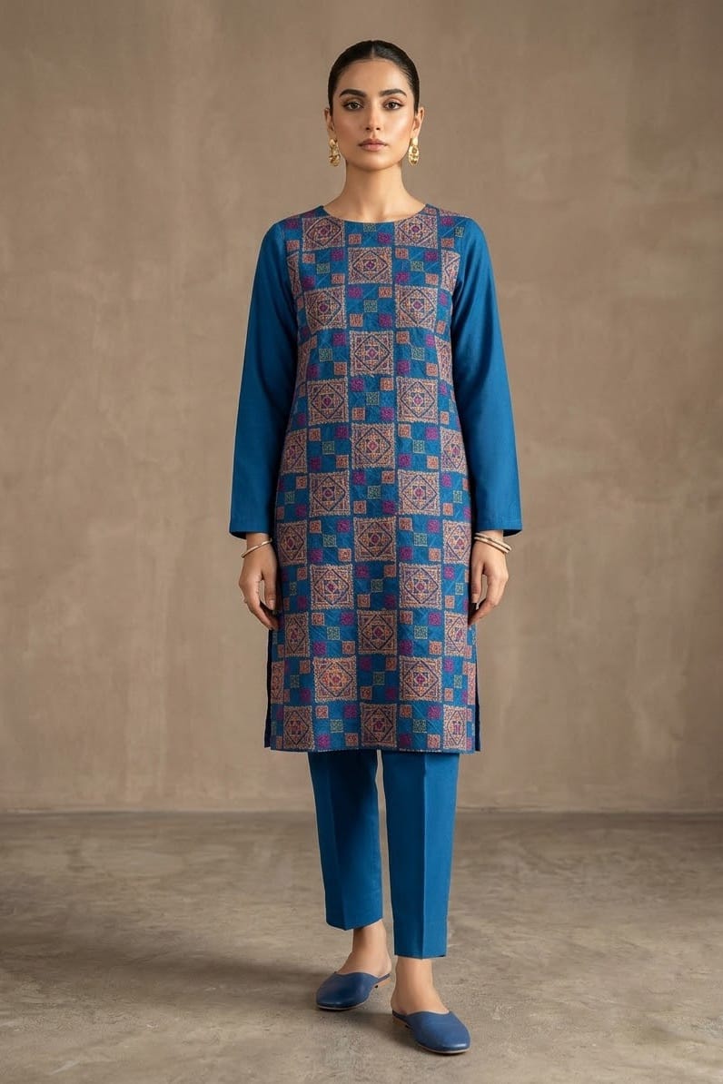 Bareeze Embroidered Karandi Unstitched ST 2pc