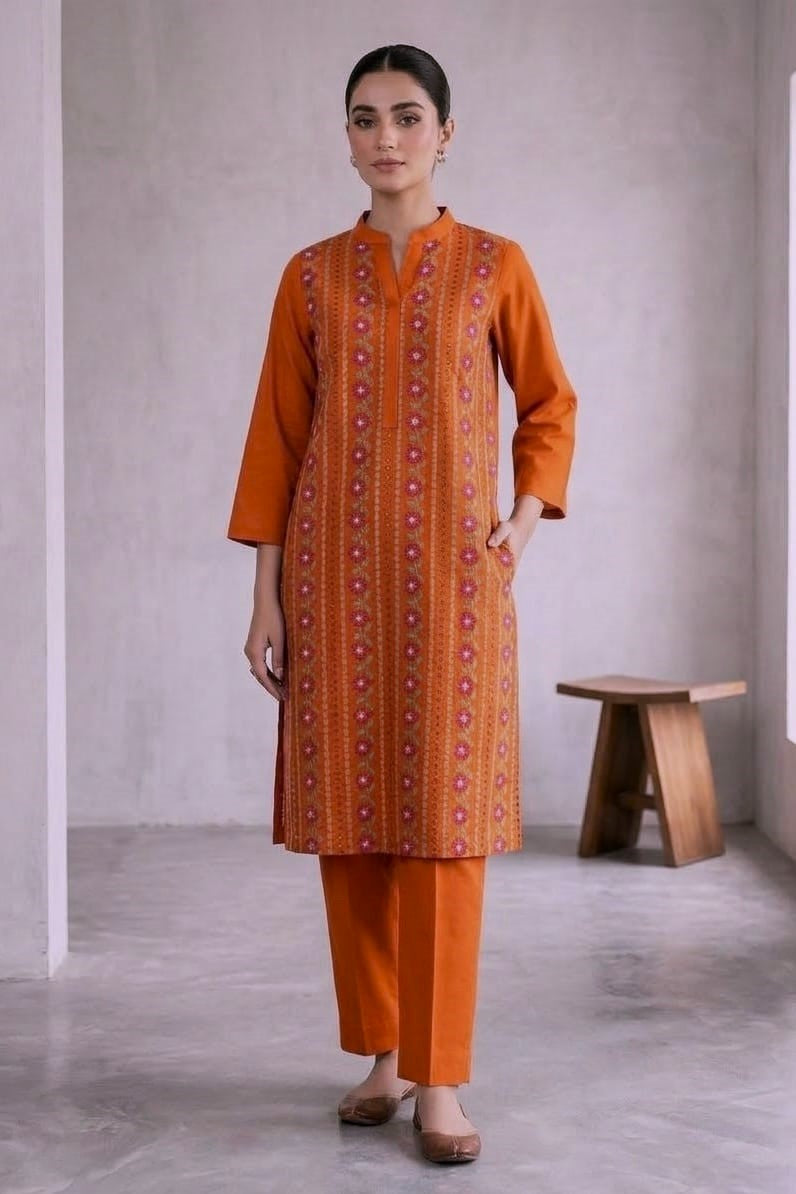 Bareeze Embroidered Karandi Unstitched ST 2pc
