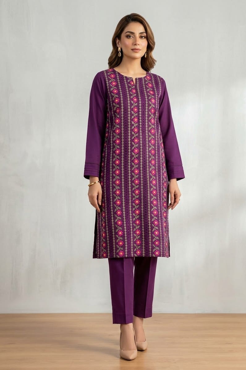 Bareeze Embroidered Karandi Unstitched ST 2pc
