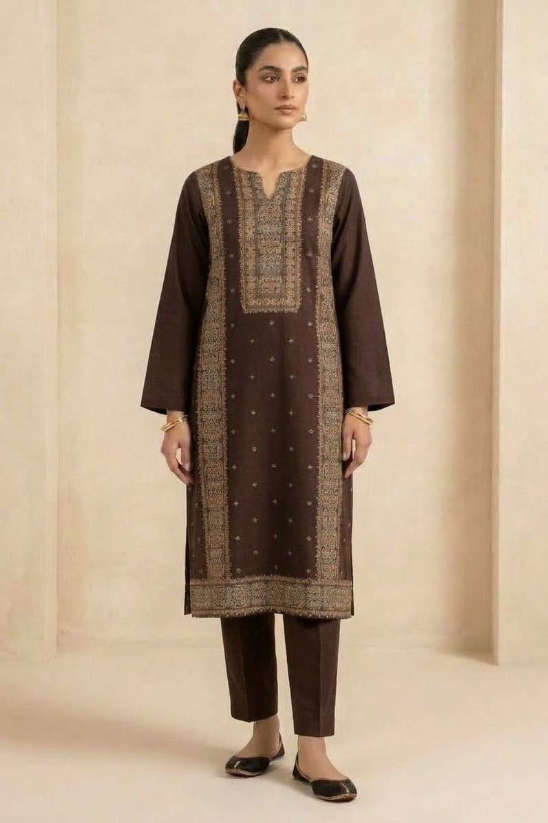 Bareeze Embroidered Karandi Unstitched ST 2pc