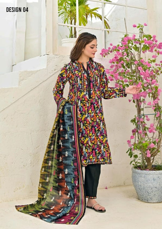 Jaffrani Printed Lawn Kayseria VOL 12 Collection 3pc - Branded Cut Pieces