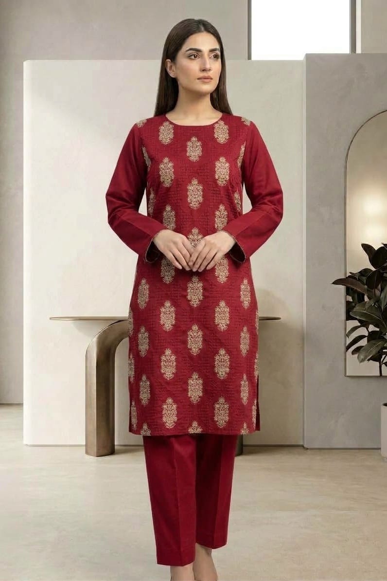 Bareeze Embroidered Karandi Unstitched ST 2pc