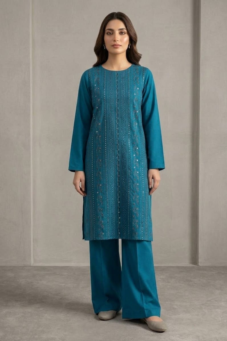 Bareeze Embroidered Karandi Unstitched ST 2pc