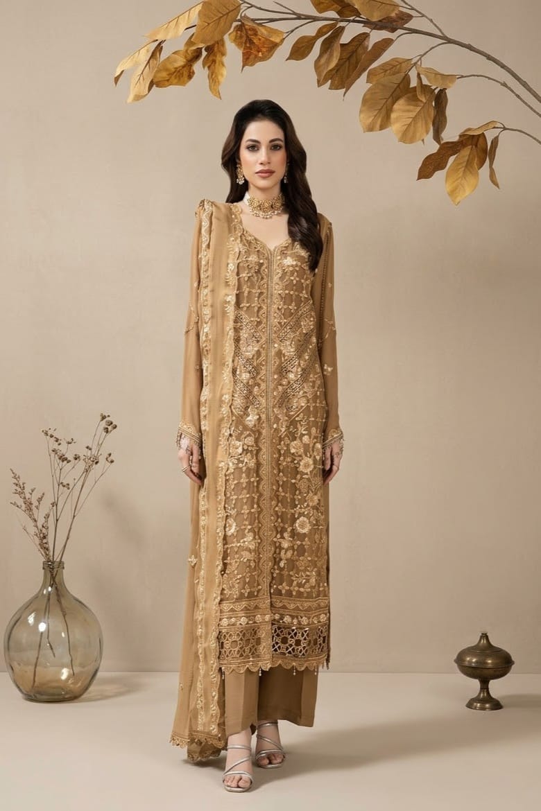 Noor jahan Sephora Unstitched Luxury Chiffon 3pc