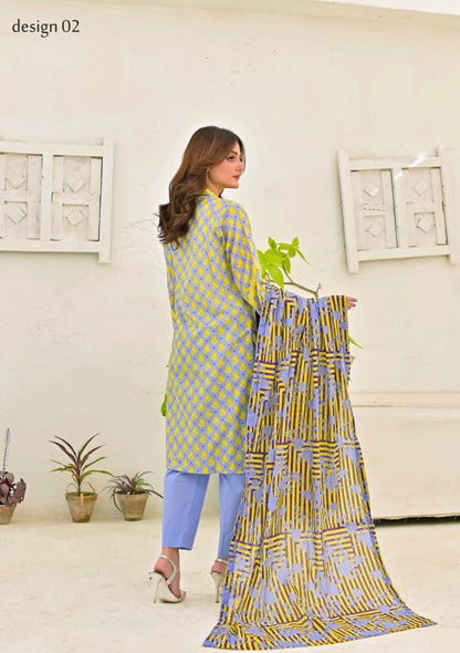 Jaffrani Printed Lawn Kayseria VOL 13 Collection 3pc