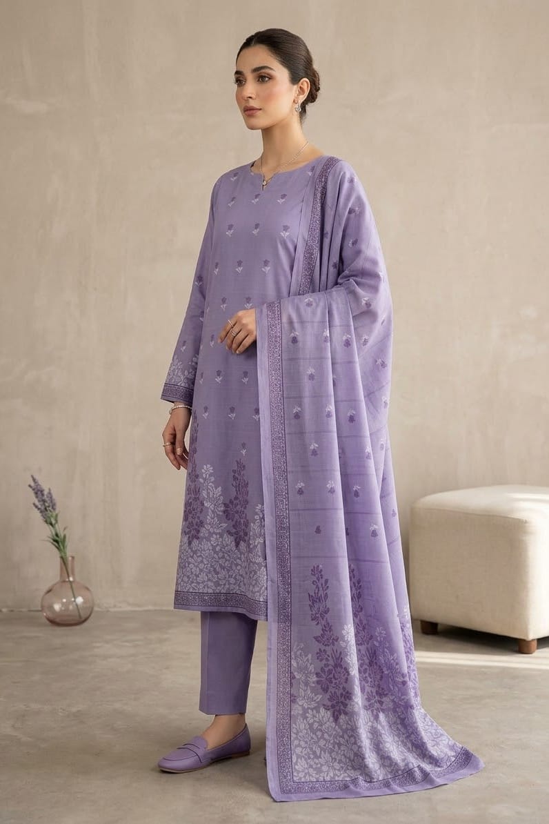 Kayseria Cotton Jacquard Unstitched 3pc