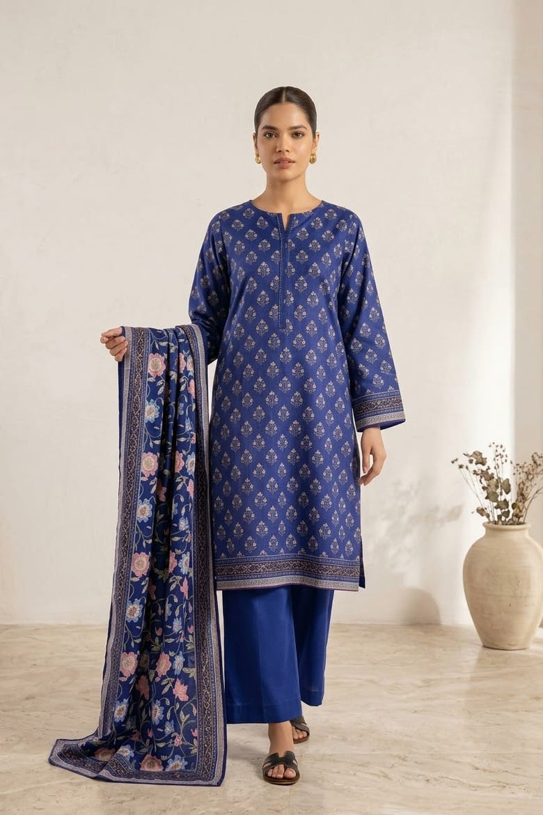 Orient Printed Khaddar Unstitched 3pc