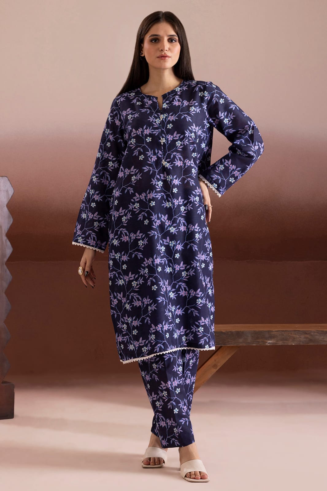 Zellbury Stitched Printed Khaddar ST 2pc