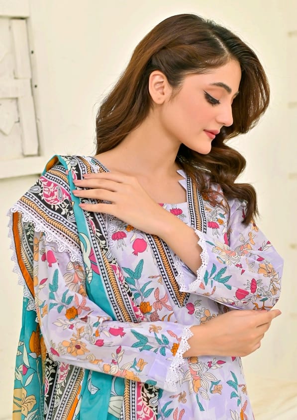 Jaffrani Printed Lawn Kayseria VOL 13 Collection 3pc