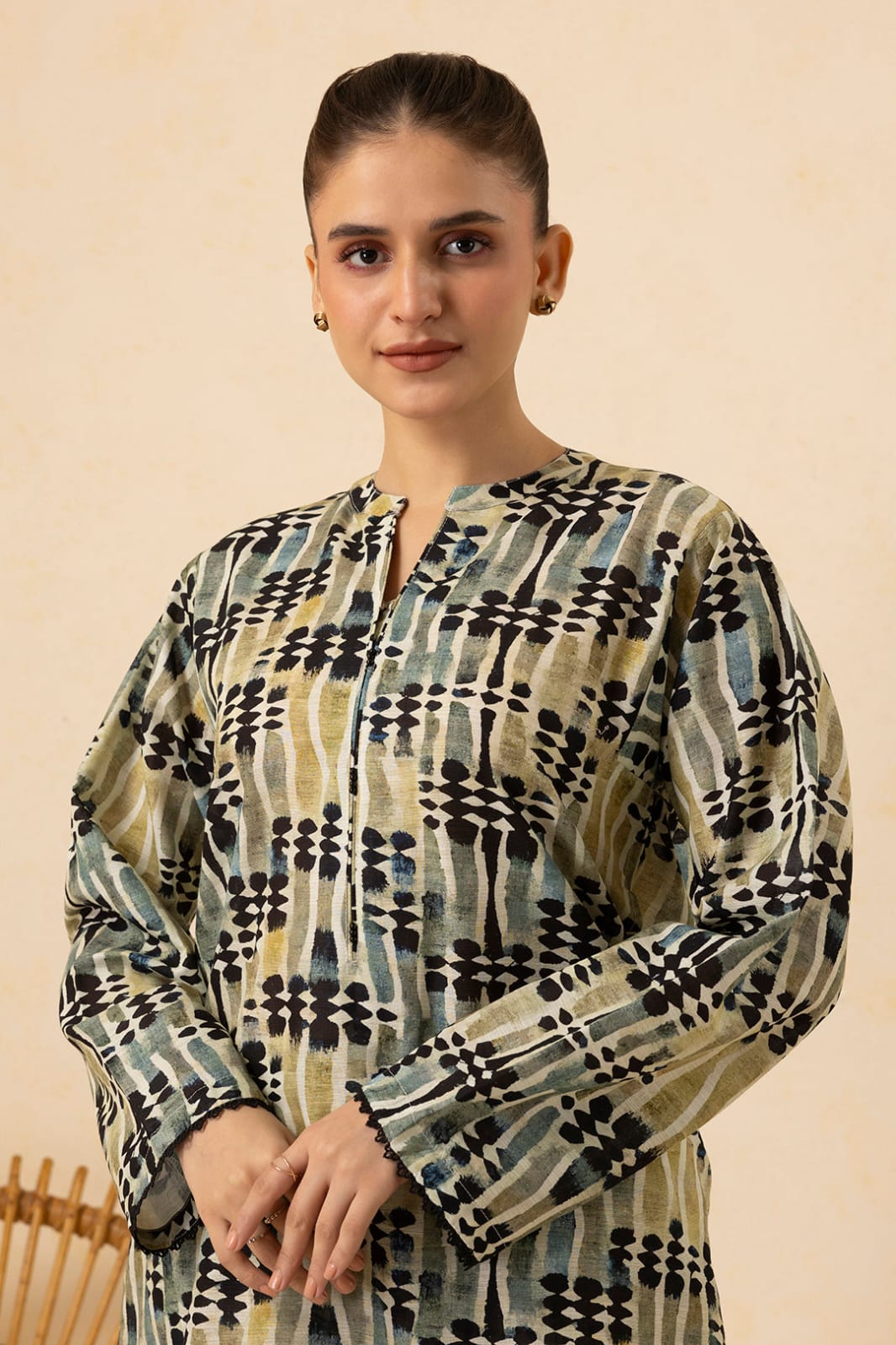 Zellbury Stitched Printed Khaddar ST 2pc