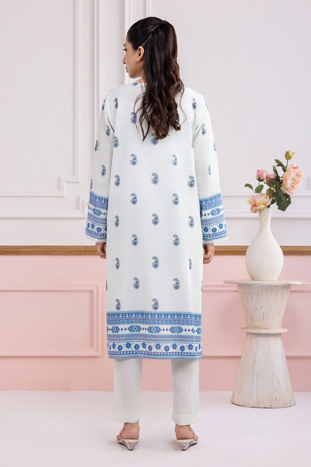 Zellbury Stitched Printed Khaddar ST 2pc