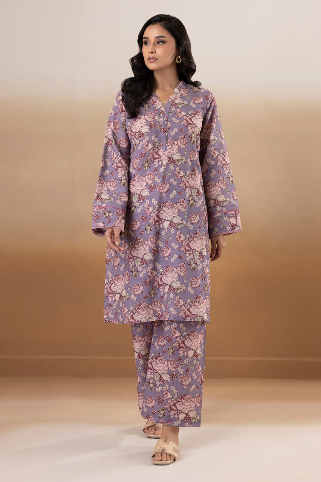 Zellbury Stitched Printed Khaddar ST 2pc