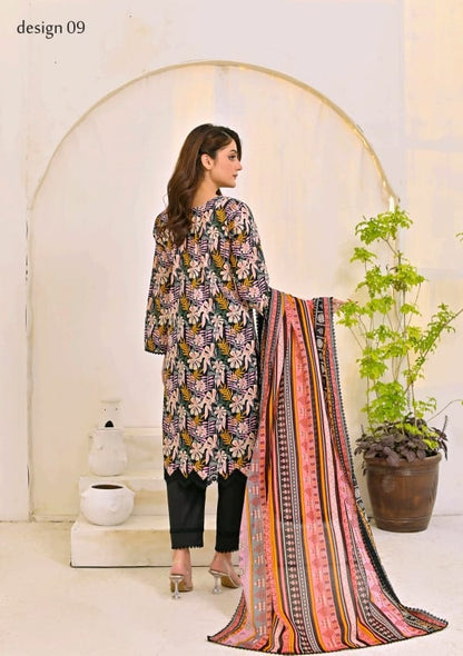 Jaffrani Printed Lawn Kayseria VOL 13 Collection 3pc