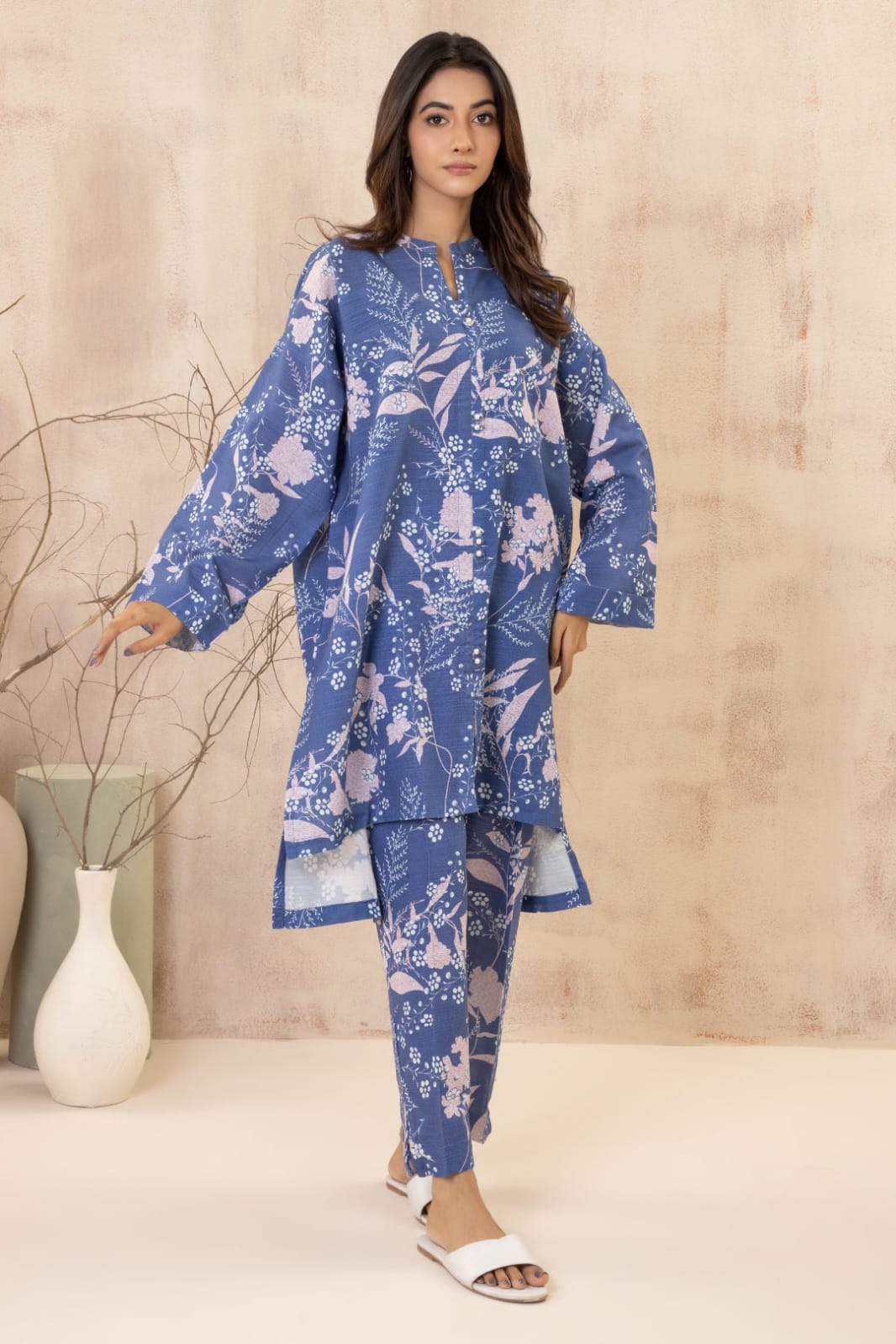 Zellbury Stitched Printed Khaddar ST 2pc