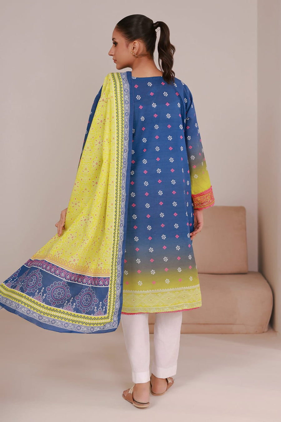 Zellbury Stitched Embroidered Khaddar SD 2pc