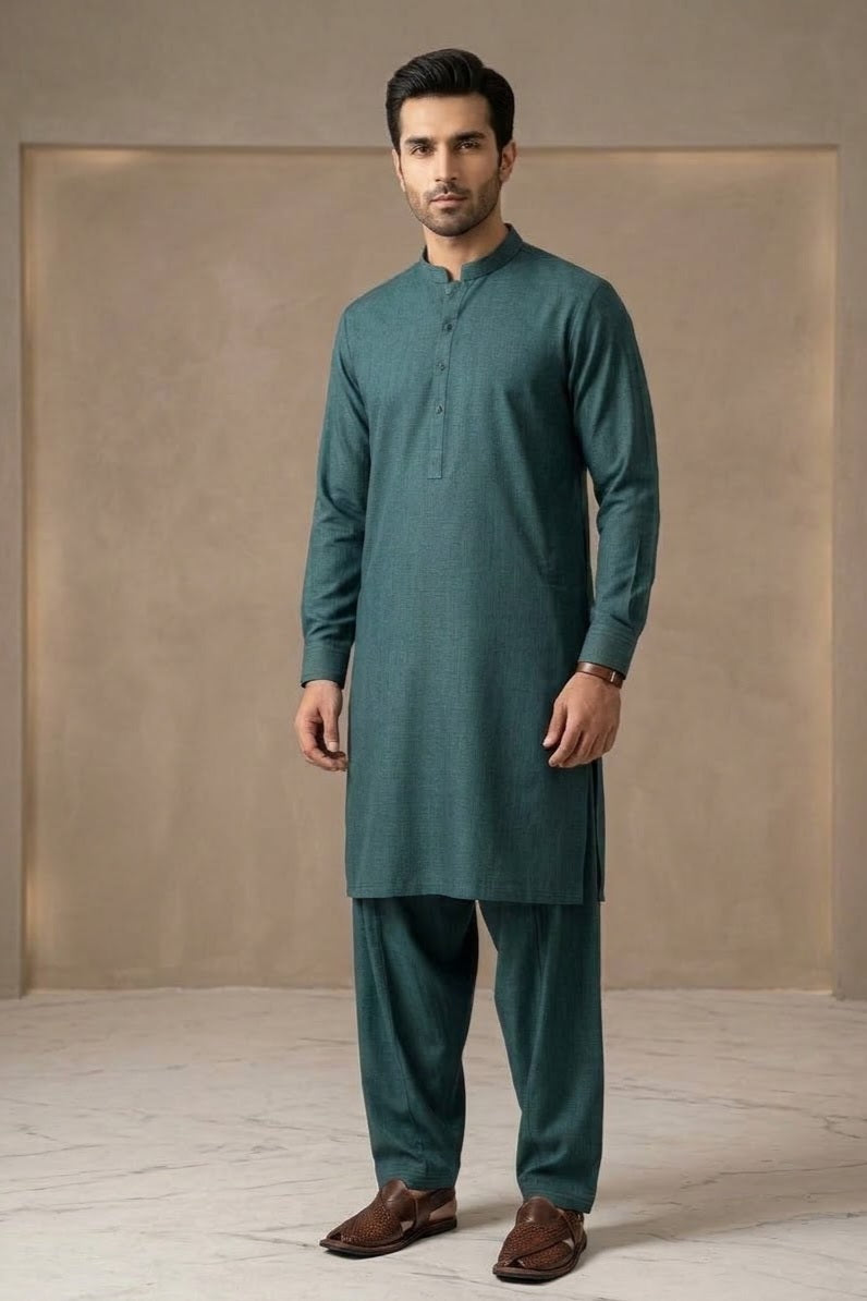 Gul Ahmed Men's Unstitched Wash & Wear