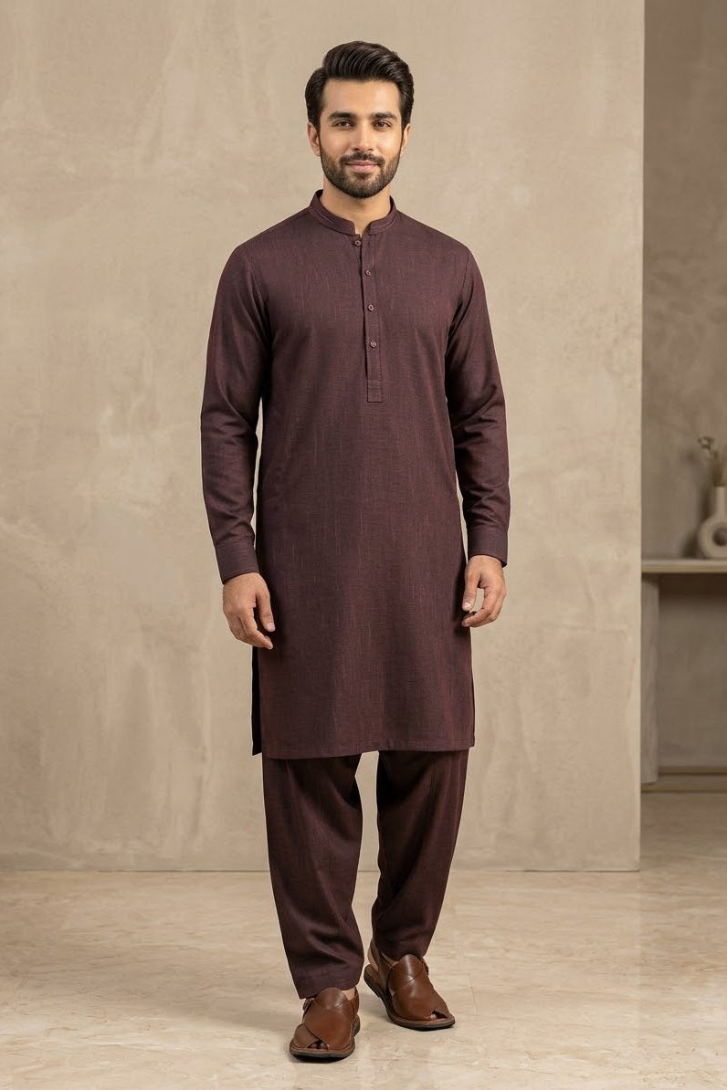 Gul Ahmed Men's Unstitched Wash & Wear