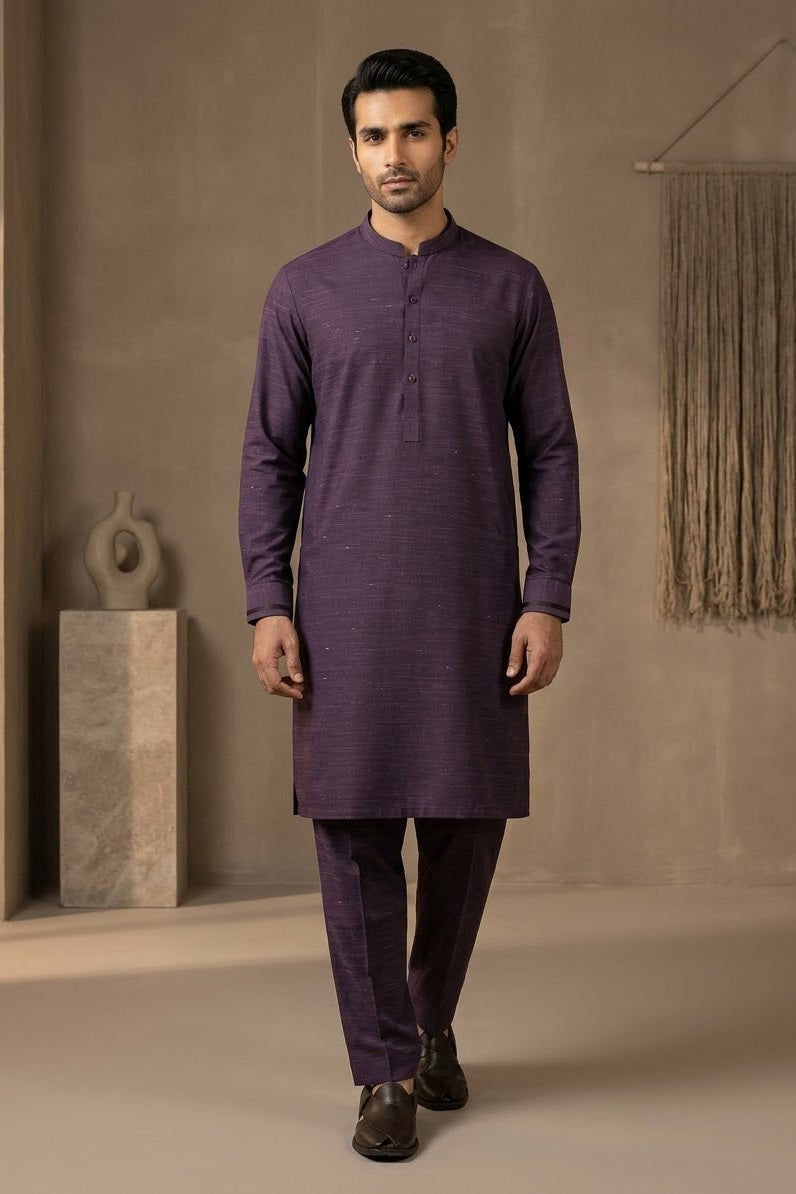 Gul Ahmed Men's Unstitched Wash & Wear