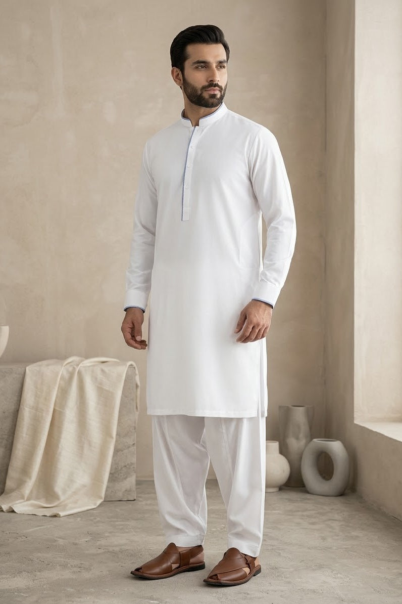 Gul Ahmed Men's Unstitched Wash & Wear