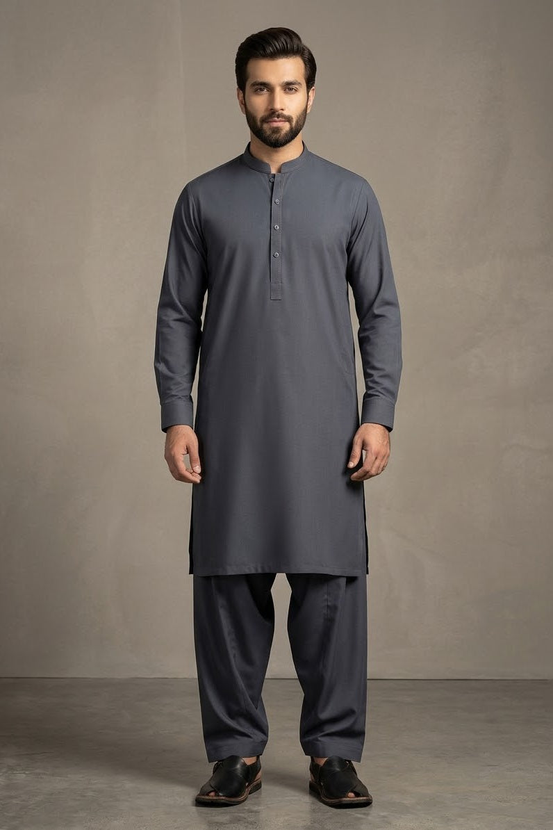 Gul Ahmed Men's Unstitched Wash & Wear