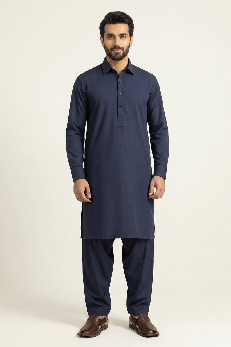 Gul Ahmed Men's Unstitched Wash & Wear