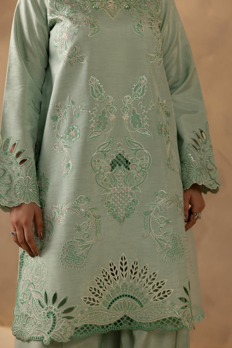 RajBari Silah Embroidered Luxury Formal Silk 3pc